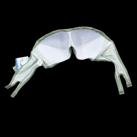 American Beach for Maurices Twist Front Bikini Top Green Sz 3X NWT - Picture 3 of 10